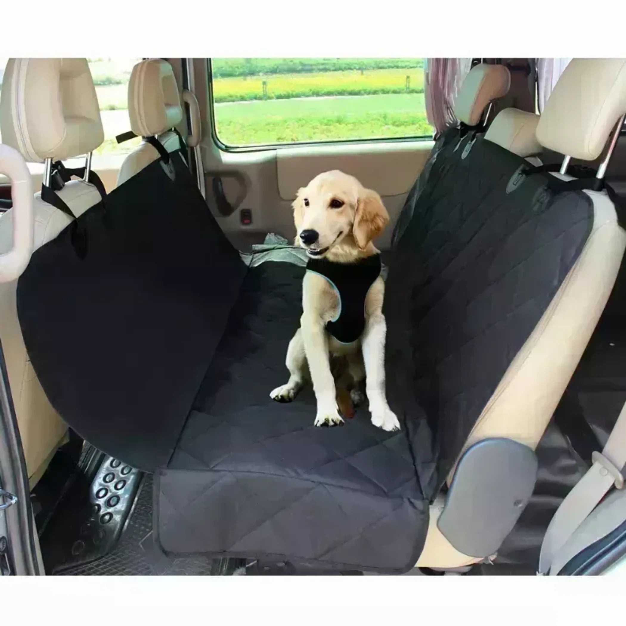 JESPET Dog Car Seat Cover – Waterproof 600D Protector (Cars/Trucks/SUVs)