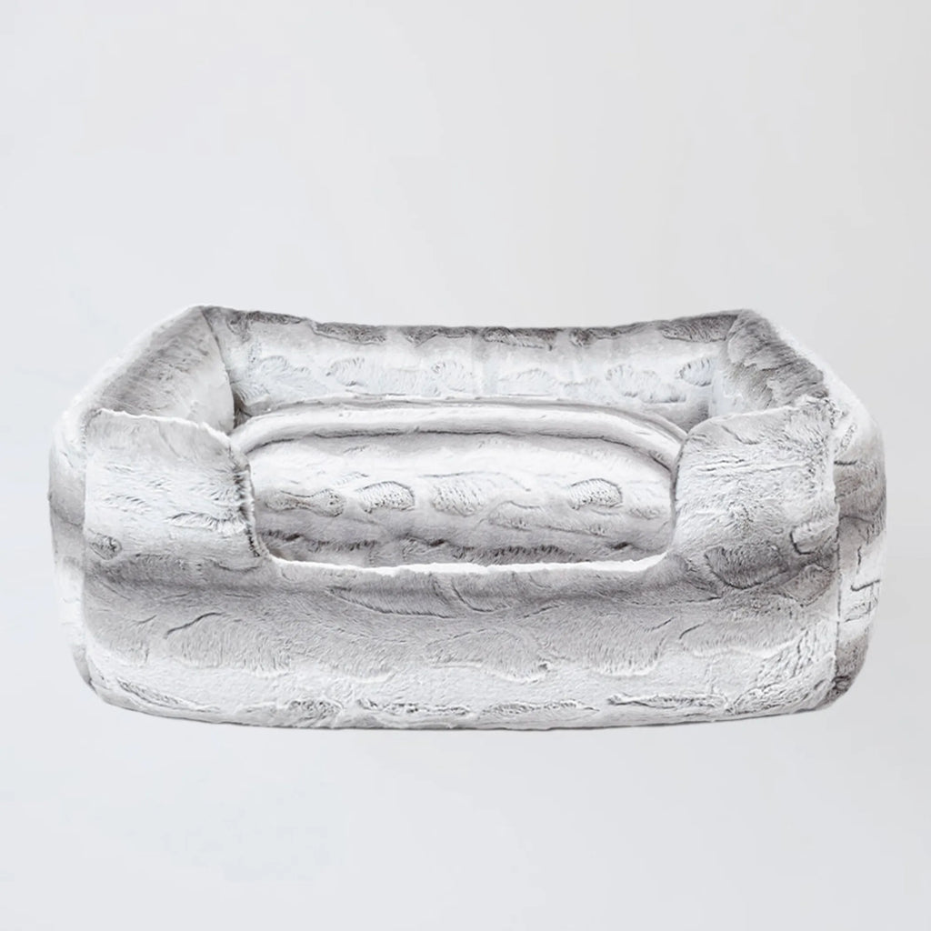 Hello Doggie Big Baby Bolster Bed – Luxury Plush, Removable Pillow