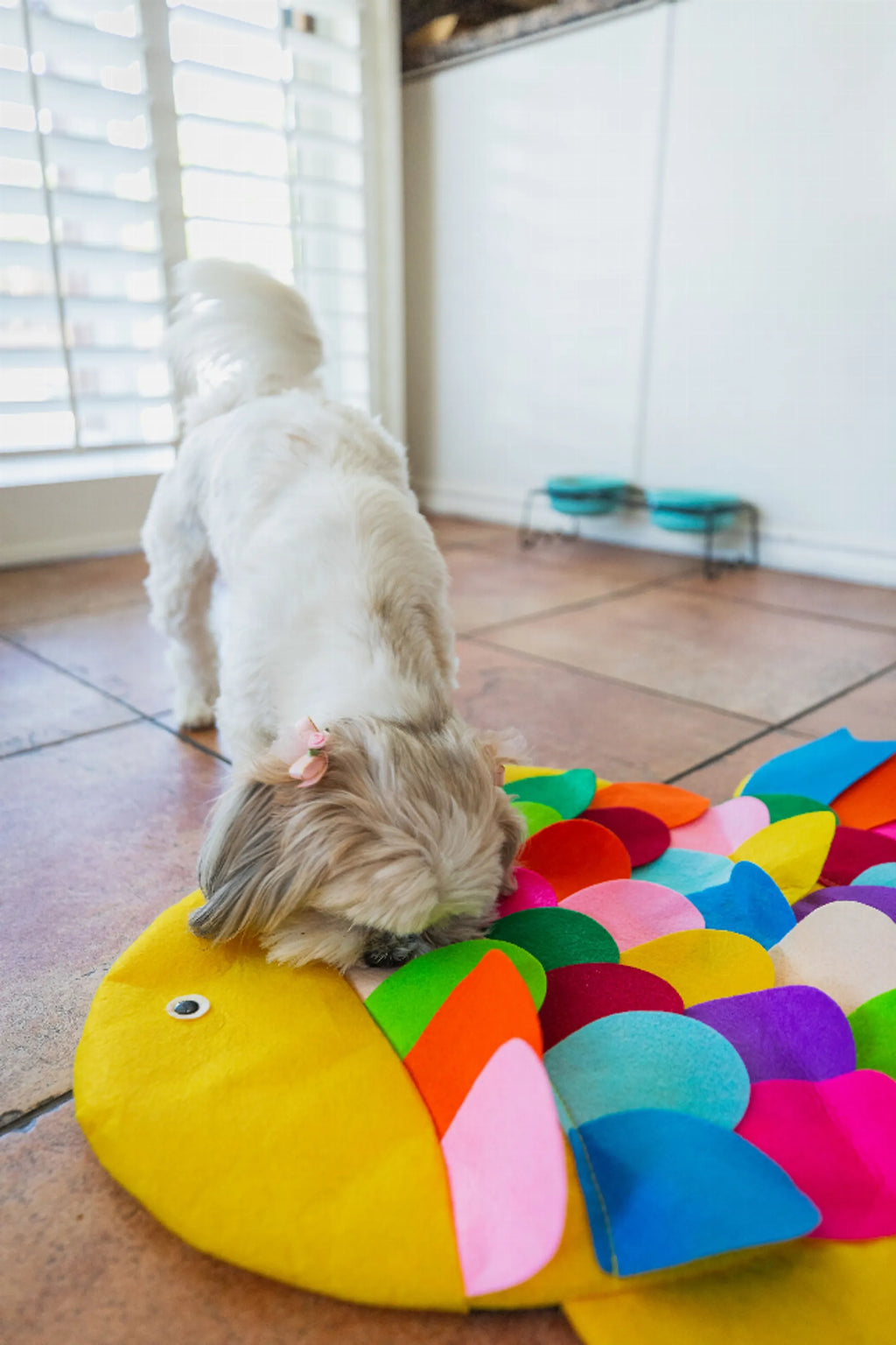 Petique Snuffle Mat Puzzle Pad – Nose-Work Enrichment (27.3" × 24")